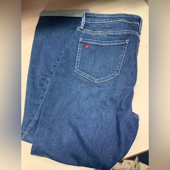 NWOT NYDJ Sheri Slim Jean Size 10 With Anke Roll - Picture 2 of 5
